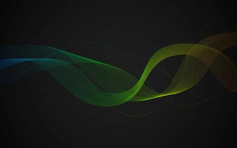 Abstract wave texture background with lines style on background for your de.. Stock Illustration