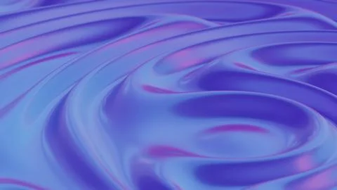 Abstract wave-like texture with purple and blue gradients in soft focus Stock Illustration