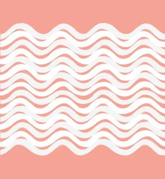 Abstract wave tile pattern. Stylish geometric background. Wavy line ornament 스톡 일러스트