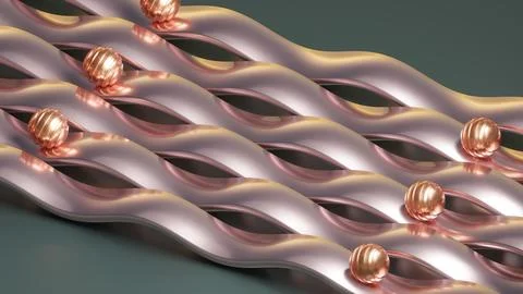 Abstract wave track Stock Illustration