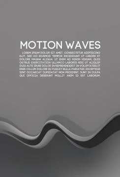 Abstract wave. Vector Illustration for banner, flyer, book cover, poster. Stock Illustration