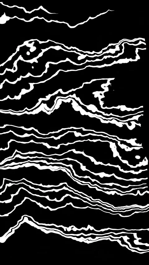 Abstract Wave Visualization: Vertical Video 스톡 동영상 279751605