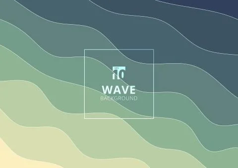 Abstract wave water pattern lines background and texture. Stock Illustration