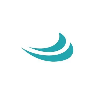 Abstract Wave Water Vector Template Stock Illustration