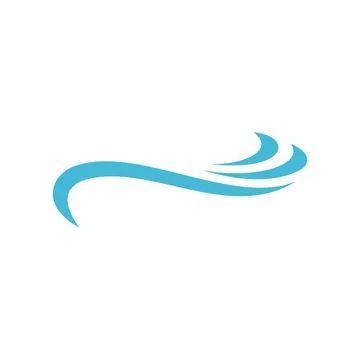 Abstract Wave Water Vector Template Stock Illustration
