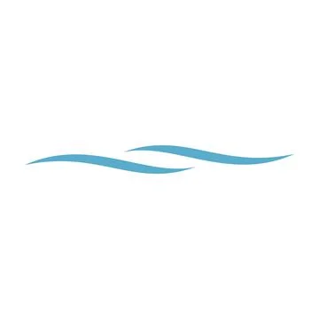 Abstract Wave Water Vector Template Stock Illustration