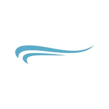 Abstract Wave Water Vector Template Stock Illustration