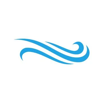 Abstract Wave Water Vector Template Stock Illustration
