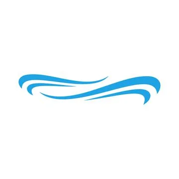 Abstract Wave Water Vector Template Stock Illustration