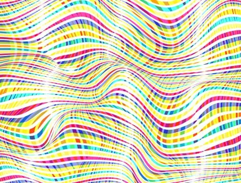 Abstract Wave Zebra Pattern Background. Vector Illustration Illustrazione stock