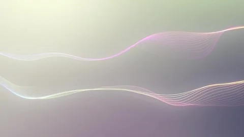 Abstract waved color lines background Stock Footage 317840122
