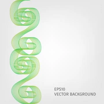 Abstract waved line background Stock Illustration
