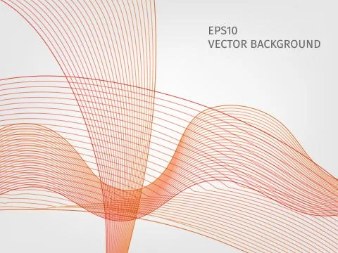 Abstract waved line background Stock Illustration