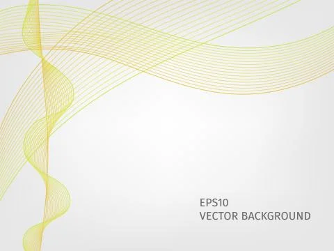 Abstract waved line background Stock Illustration