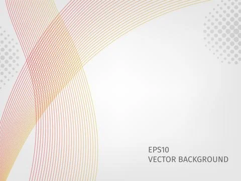 Abstract waved line background Stock Illustration