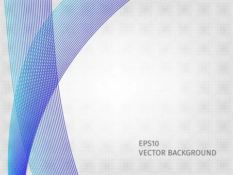 Abstract waved line background Stock Illustration