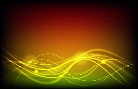 Abstract waved lines Stock Illustration