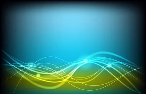 Abstract waved lines Illustrazione stock