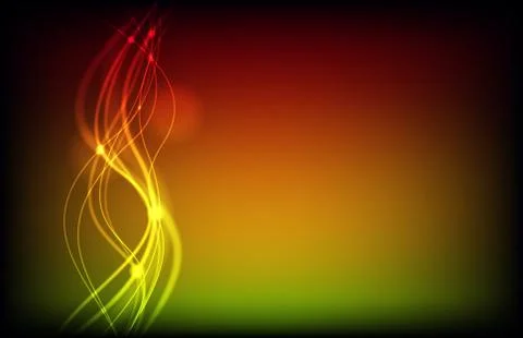 Abstract waved lines Stock Illustration