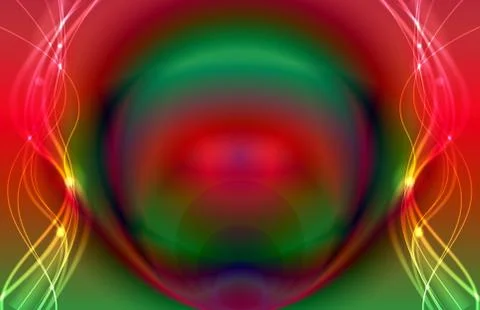 Abstract waved lines Stock Illustration