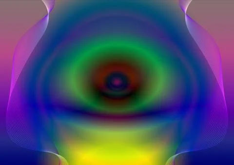 Abstract waved lines Stock Illustration