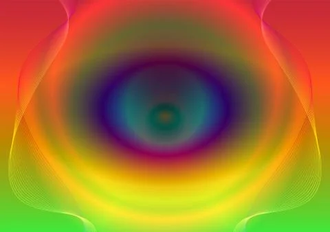 Abstract waved lines Stock Illustration