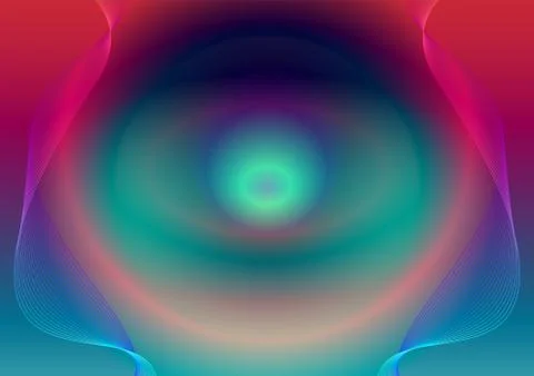 Abstract waved lines Stock Illustration