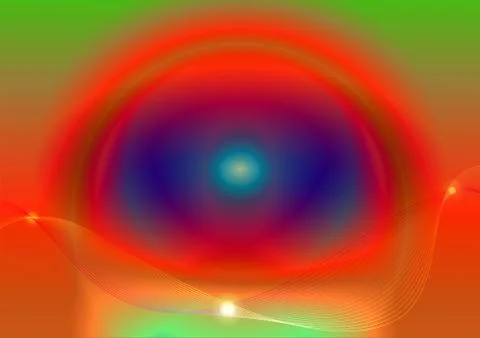 Abstract waved lines Stock Illustration