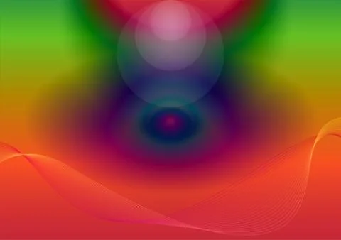 Abstract waved lines Stock Illustration