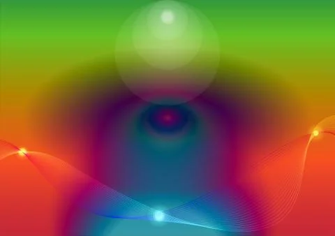 Abstract waved lines Stock Illustration