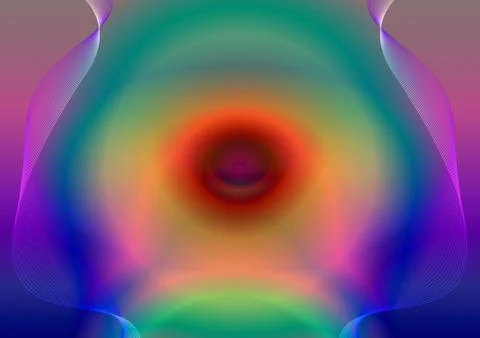 Abstract waved lines Illustrazione stock