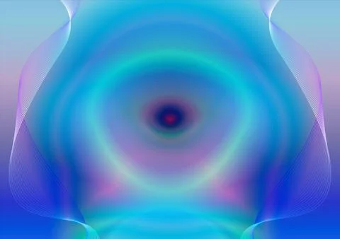 Abstract waved lines Stock Illustration