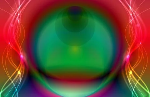 Abstract waved lines Stock Illustration