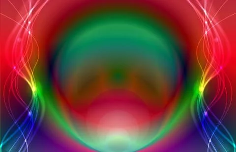 Abstract waved lines Illustrazione stock