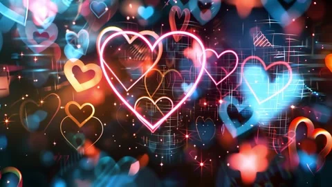 Abstract Waveform Grid Forming Shapes - Futuristic 4K Animation Loop Stock Footage 306126289