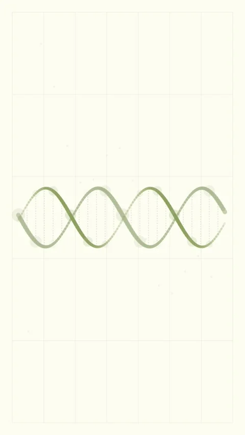 Abstract Waveform Pattern, Science and Technology Concept, Green Lines on B.. Stock Footage 347074363