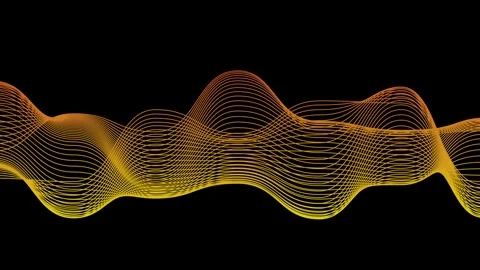 Abstract Waveform Sound Visualization. Stock Footage 319455511