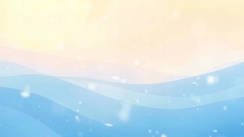Abstract Waveforms: Gentle Blue Waves Ripple Under a Pale Sky, Sparkles Glitter Stock Footage 307004516
