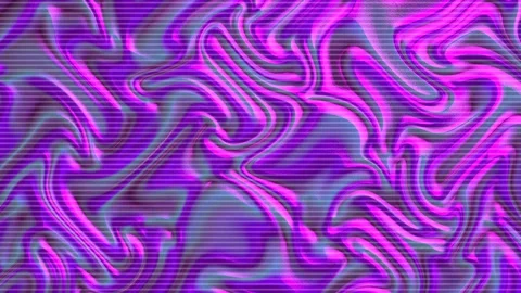 Abstract Waveforms Moving in Neon Purple Speckled Pattern Stock Footage 337888595