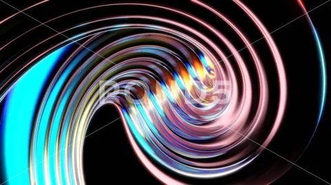 Abstract waves - 3D Illustration Stock Illustration