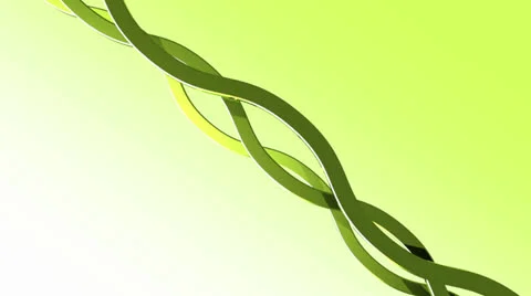 Abstract waves. 3D render. Include alpha channel. Stock Footage 23006018