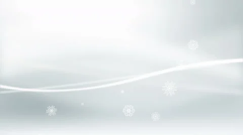Abstract waves and snowflakes loop Stock Footage 57231147