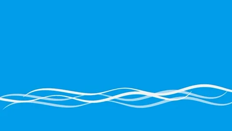 Abstract waves animation Stock Footage 242224926