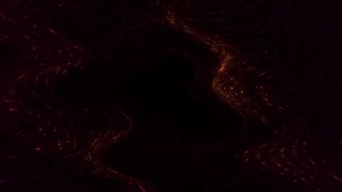 Abstract waves arranged from fire dust o... | Stock Video | Pond5