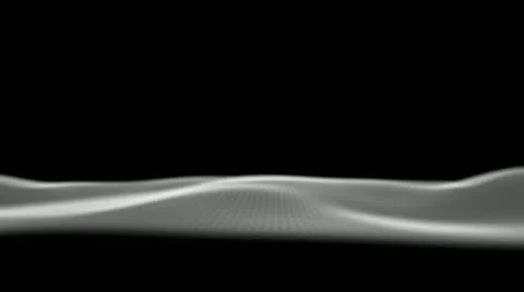 Abstract waves background in black and white Stock Footage 12228654