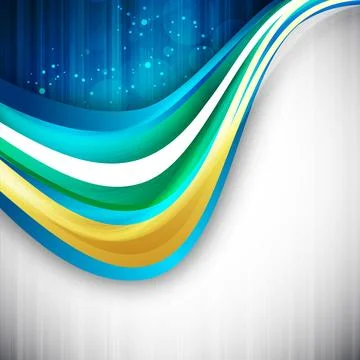 Abstract waves background, can be use for flyers and corporate presentation.. Stock Illustration
