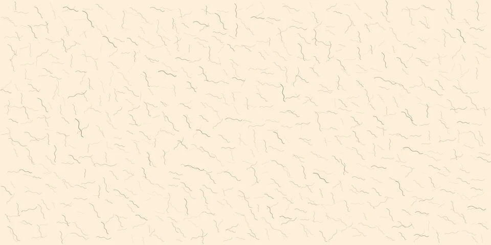 Abstract Waves Background - Hand Drawn Winding Curves Pattern, Wide Scale W.. 스톡 일러스트