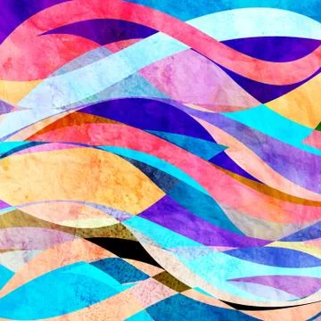 Abstract waves background Stock Illustration