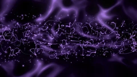Abstract waves background. Particles background. Loop animation Stock Footage 76020611