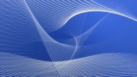 Abstract Waves Background. Seamless Looping Animation HD. Stock Footage 10868618